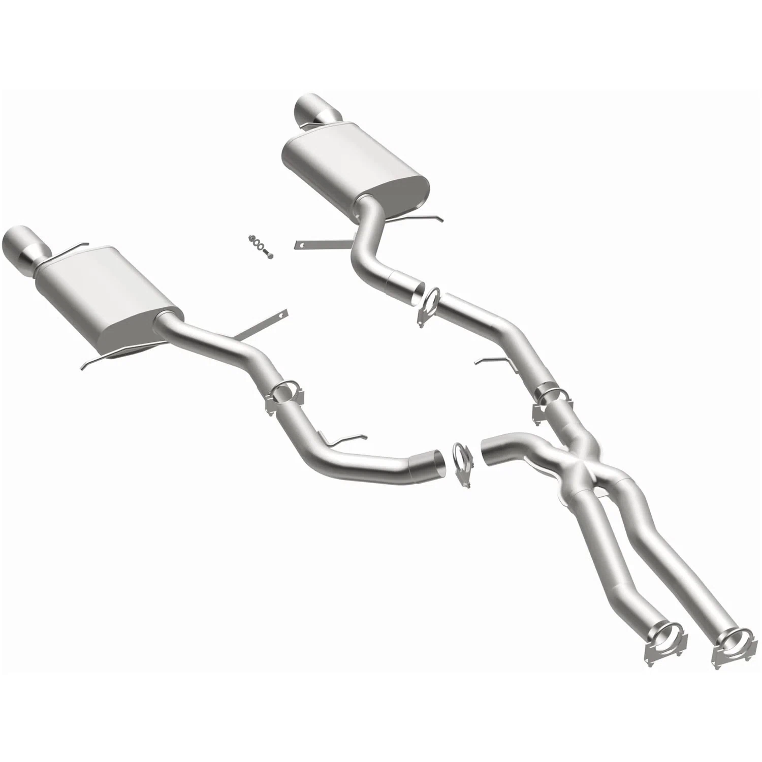 Fits 2007-2010 BMW Direct-Fit Replacement Exhaust System